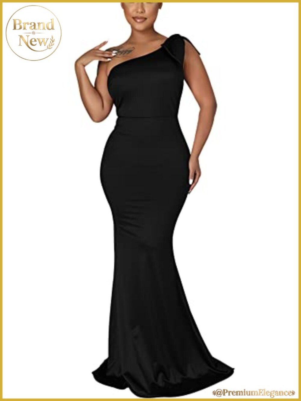 Sleeveless One Shoulder Bodycon Formal Evening Long Maxi Dress